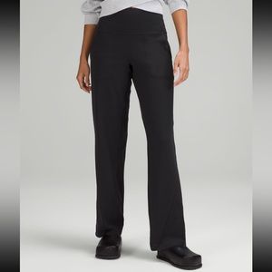 Lululemon Black High Rise Wide Leg Align Pants Leggings Tights 31” sz 6